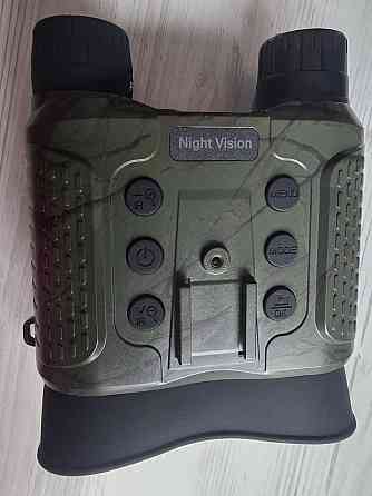 Прилад (бінокуляр) нічного бачення NV8160 (до 400м) з кріпленням на голову та шолом (Камуфляж) Київ