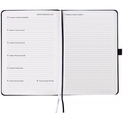 Тижневик Axent датований 2026 Prime Strong 145х210, чорний (8507-26-01-A) Вінниця - фото 5