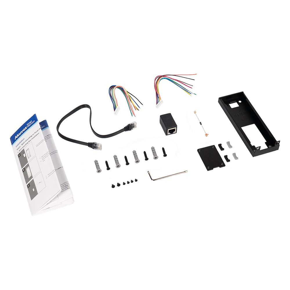 Термінал контролю доступу Akuvox A08S з клавіатурою та зчитувачем EM-Marine / Mifare / NFC / BLE / QR (87-00069) Киев - изображение 10