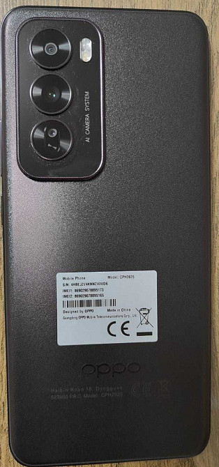 Смартфон OPPO Reno12 5G 12/256GB чорного кольору (Global Version) Киев - изображение 7