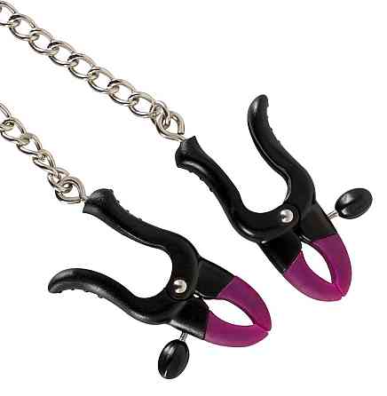 Зажимы для сосков - Bad Kitty Silicone Nipple Clamps Sex Aura Киев