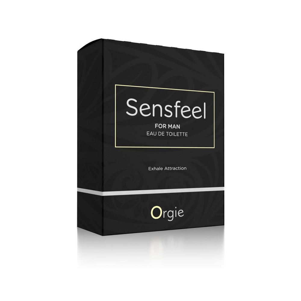 Туалетна вода для чоловіків SENSFEEL + афродизіак, 50 мл, ефективна феромон-технологія Orgie (Бразилія-Португалія) Sex Aura Київ - фото 2