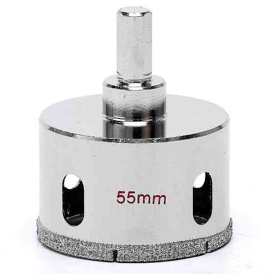 Алмазні коронки, коронки для плитки, коронки для розеток, коронки по керамограніту, коронки для плитки 55 мм (973059445) Київ