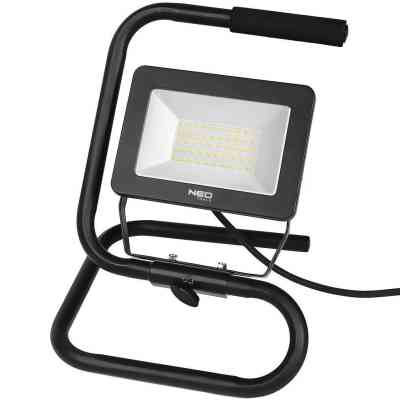Прожектор Neo Tools алюміній 220В 50Вт 4500 люмен SMD LED, кабель 2 м з вилкою (99-063) Вінниця