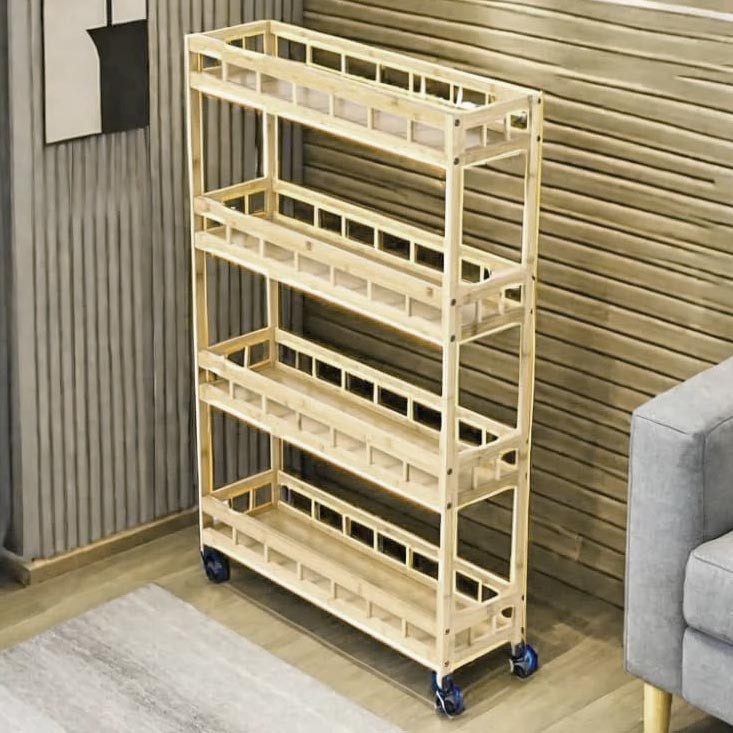 Этажерка для ванной на колёсиках 