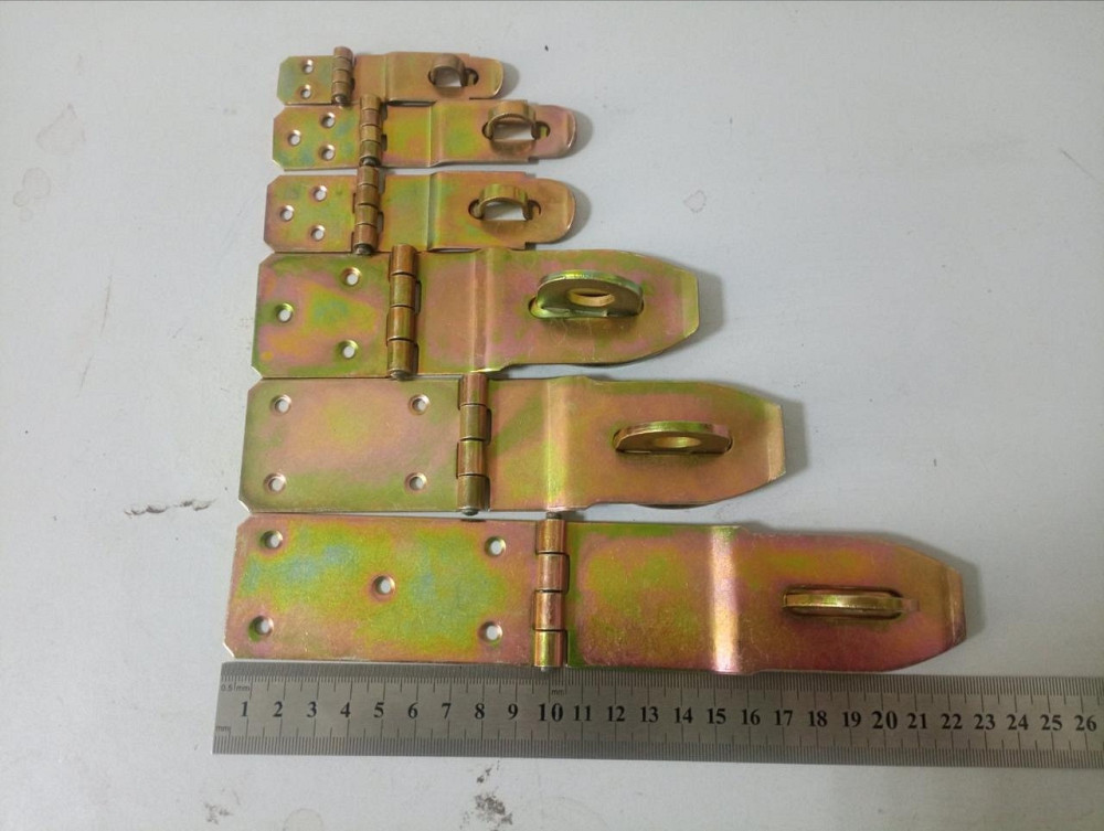 Скоба-завіса колодки  20х 85мм, оцинк жовтий "P-o" Київ - фото 6