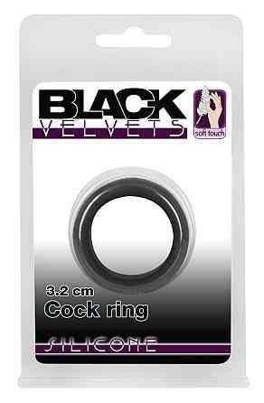 Кільце на пеніс BLACK 3.2 Sex Aura Київ