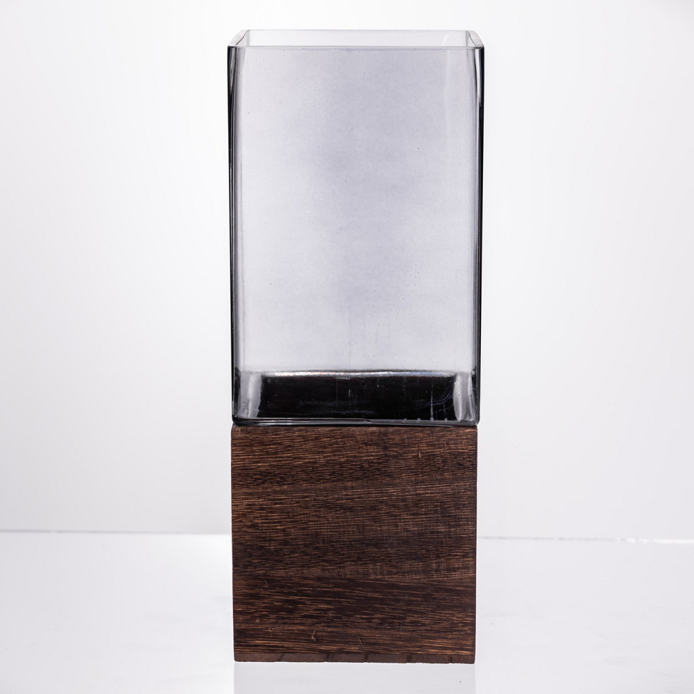 Yiwu Ваза для квітів кругла скляна, декоративна прозора ваза з товстого скла HP-19-160-5 Коломыя - изображение 2