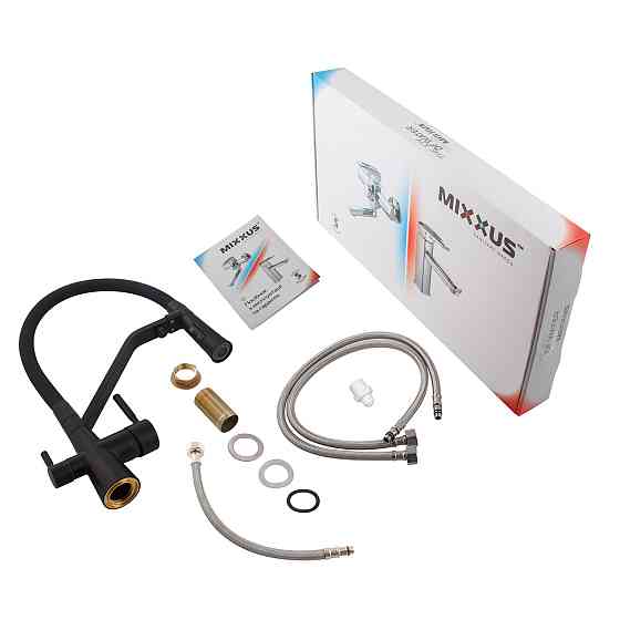 Кухонный смеситель Mixxus Premium Magnet 021 черный REFL.BLACK (MI6974) Харьков