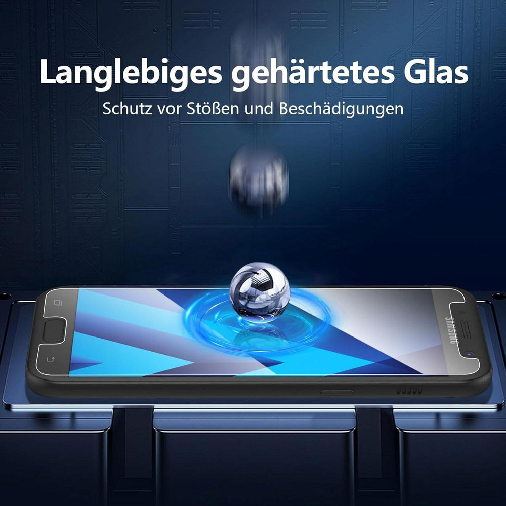 Защитное стекло Newc Samsung Galaxy A5 2017 прозрачное 0.33 мм 9H закаленное олеофобное антивандальное HD Киев - изображение 8