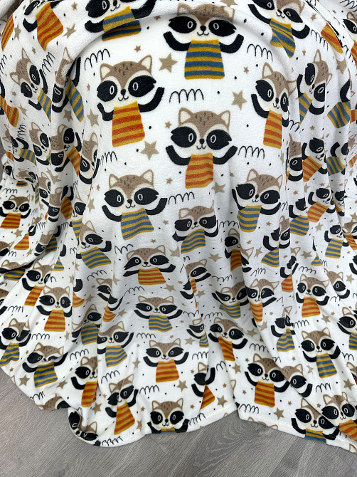 Плед-покривало Decorator WellSoft RACCOON 200х205 см з принтом "Єноти" (87-193) Київ - фото 7