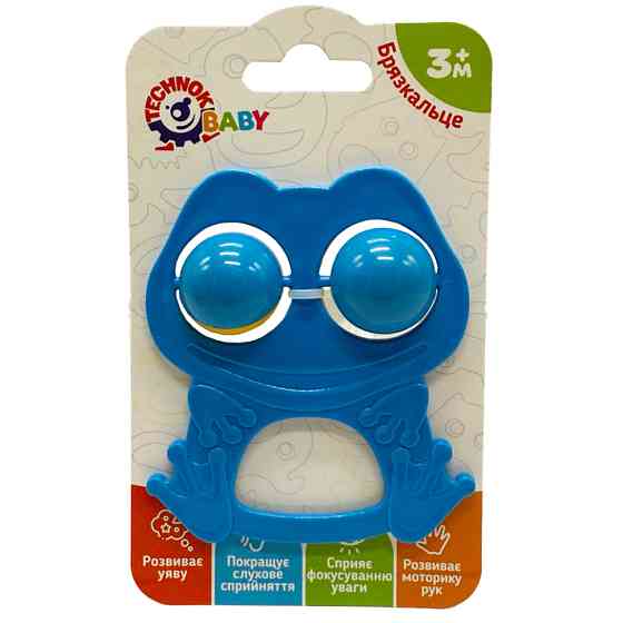 Дитяче брязкальце "Жаба" 9338TXK-7 синій Вінниця