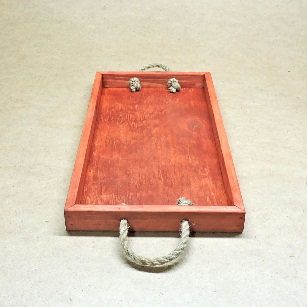 Піднос дерев'яний "Шарлеруа 50х27" корал Миколаїв - фото 4