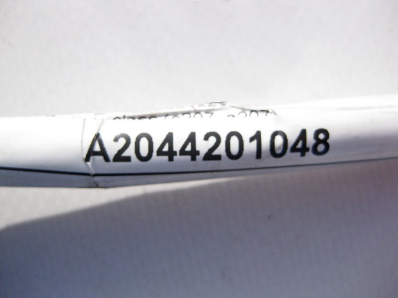 Mercedes-Benz  A2044201048 Гальмівний шланг заднього супорта C-Class W204 GLK X204 E-Class C207 Одесса - изображение 3