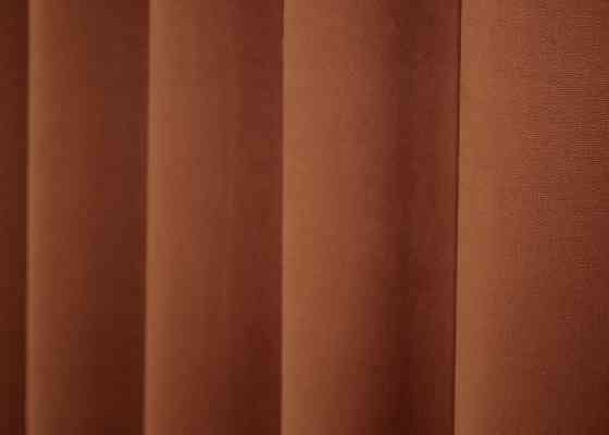 Шторна тканина мікровелюр Petek колір теракотовий 1510ш Київ