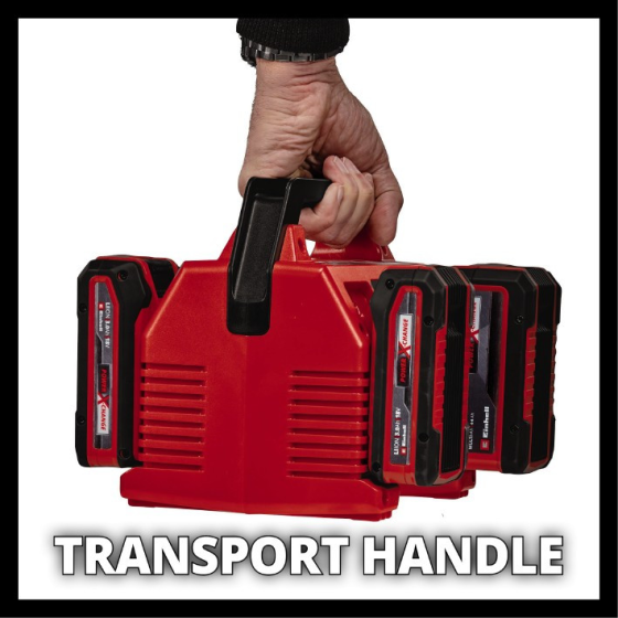 Потужний зарядний пристрій для 4-х акумуляторів Einhell 2x2 Power X-Quattrocharger 4А Київ