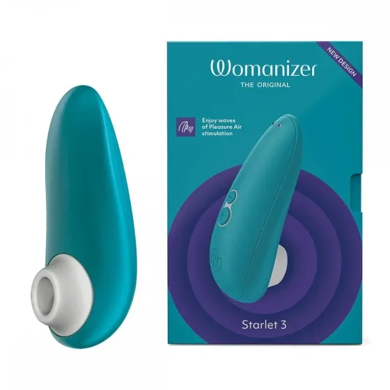 Вакуумный клиторальный стимулятор Womanizer Starlet 3 Turquoise Sex Aura Киев
