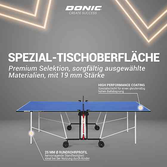 Тенісний стіл Donic Indoor Roller Fun синій Київ