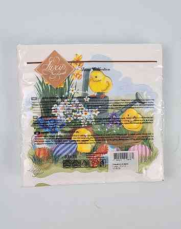 Салфетки бумажнае пасхальнае (ЗЗхЗЗ, 18шт)