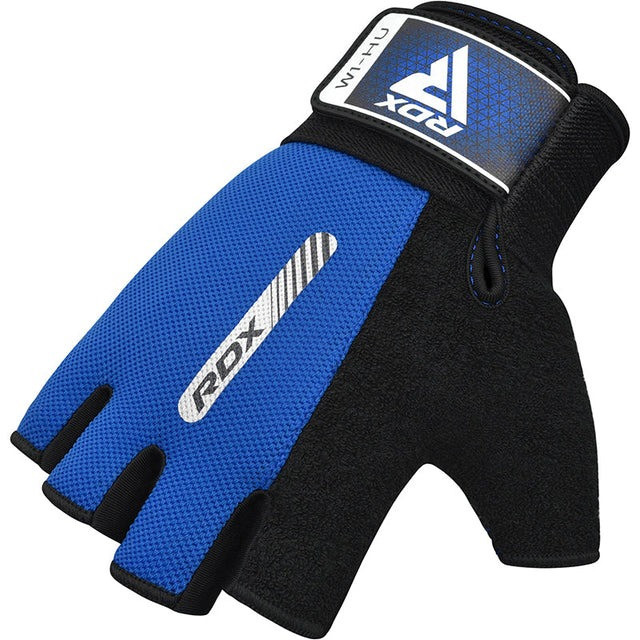 Перчатки для фітнесу RDX W1 HALF BLUE-XL Кам'янське - фото 4