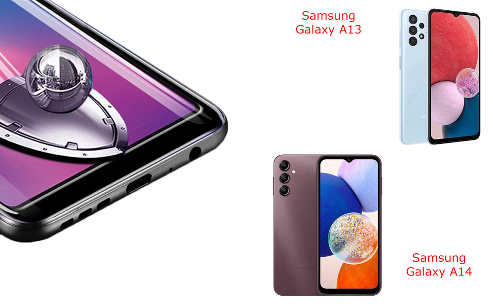 Захисне скло DefenzoGlass для Samsung Galaxy A13, Galaxy A14 – подвійна міцність Київ - фото 2