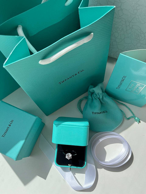 Tiffany / Тіффані подарункове паковання під кільце — коробочка, зовнішня коробочка, пакет, мішечок, протирка для срібла Одеса - фото 7