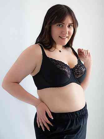 Бюстгальтер на великі груди м'яка чашка Nana Classic black 102940 75C Київ