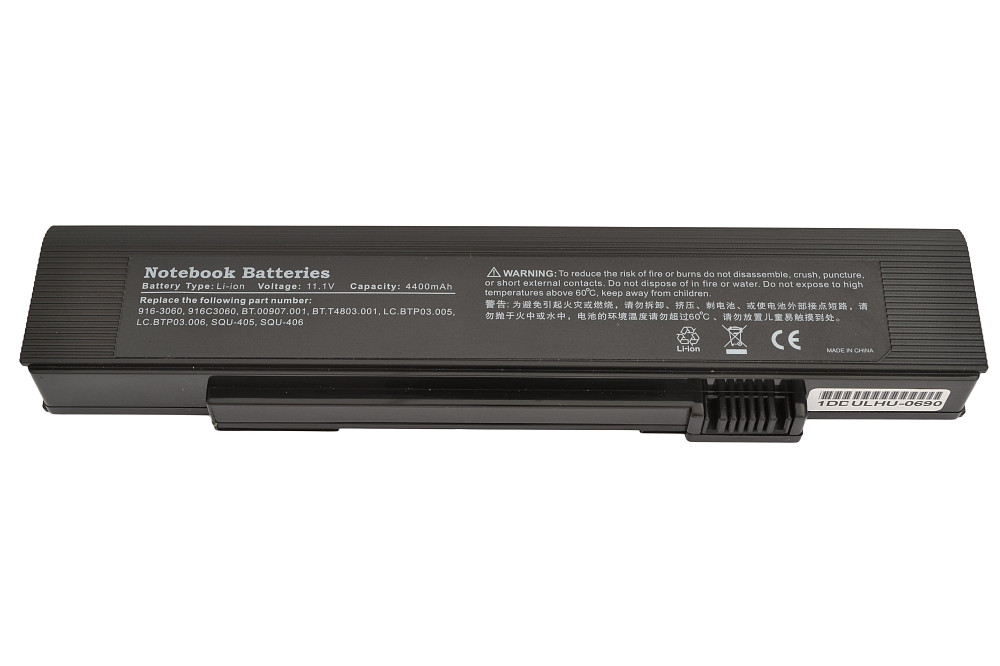 Аккумулятор для ноутбука Acer SQU-405 TravelMate C200 11.1V Black 4400mAh OEM Вінниця - фото 4