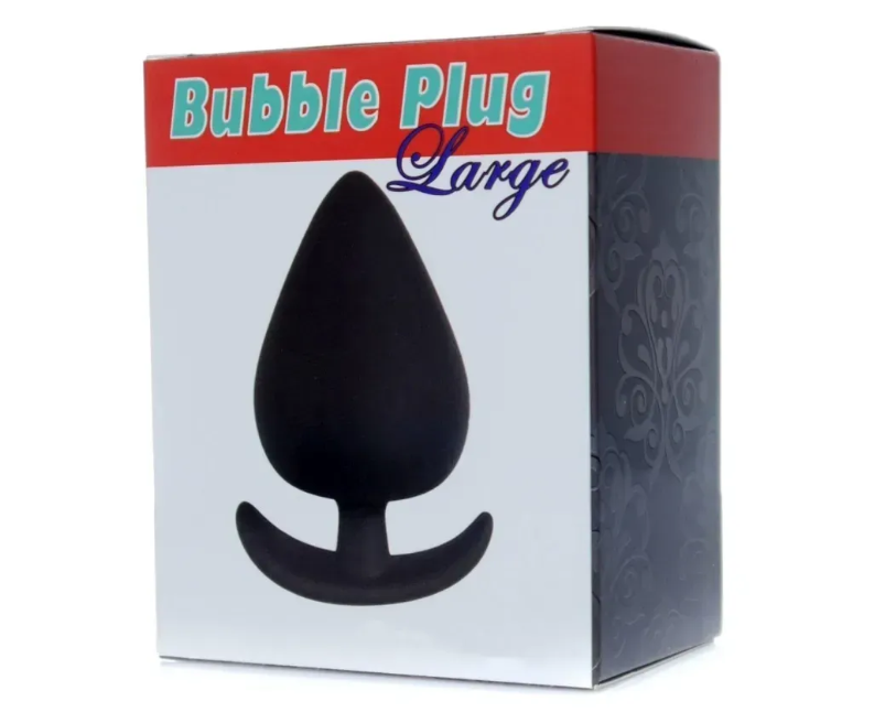 Анальный плаг Boss Series - Bubble Plug Large Black, BS6700059 Sex Aura Киев - изображение 1