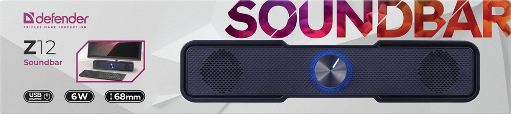 Акустика Defender SoundBar Z12 6 Вт (65312) (7153547) Киев - изображение 4