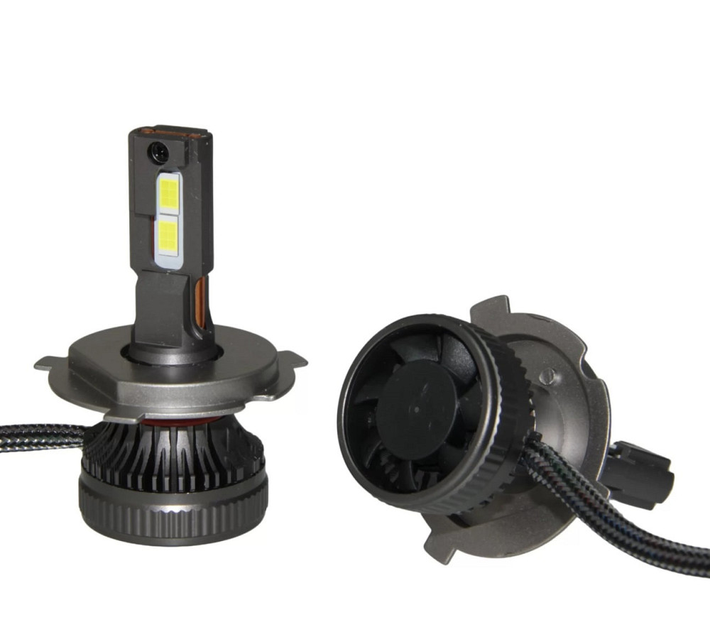 Комплект светодиодных ламп QLine DualVision H4 (P43t) 65W Canbus 6000K 12V Харьков - изображение 7