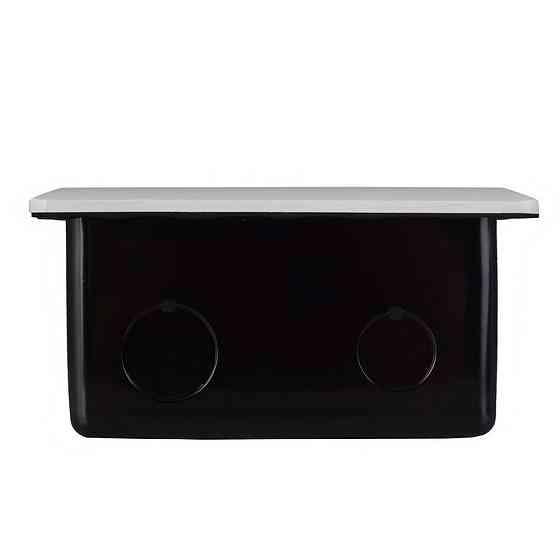 Розетковий люк підлоговий LIVOLO білий, вбудований у підлогу, пустий корпус без розеток для наповнення будь-якими модулями, з кришкою, IP44, алюміній, Коломыя