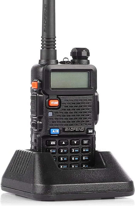 Дводіапазонна портативна радіостанція Baofeng UV-5R 144-148/420-450Mhz 1800 mAh Li-ion Battery (Чорна) Миколаїв - фото 3