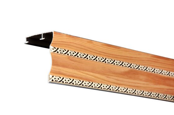 Алюминиевый карниз для штор БР-11 двухрядный Сосна 3.0 Бровары