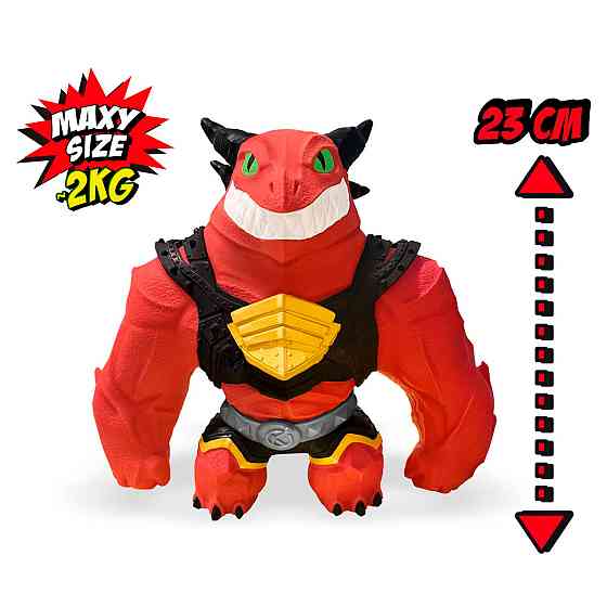 Стретч-іграшка Elastikorps серії Maxy Fighter 3: Extra Force - Червоний дракон Днепр