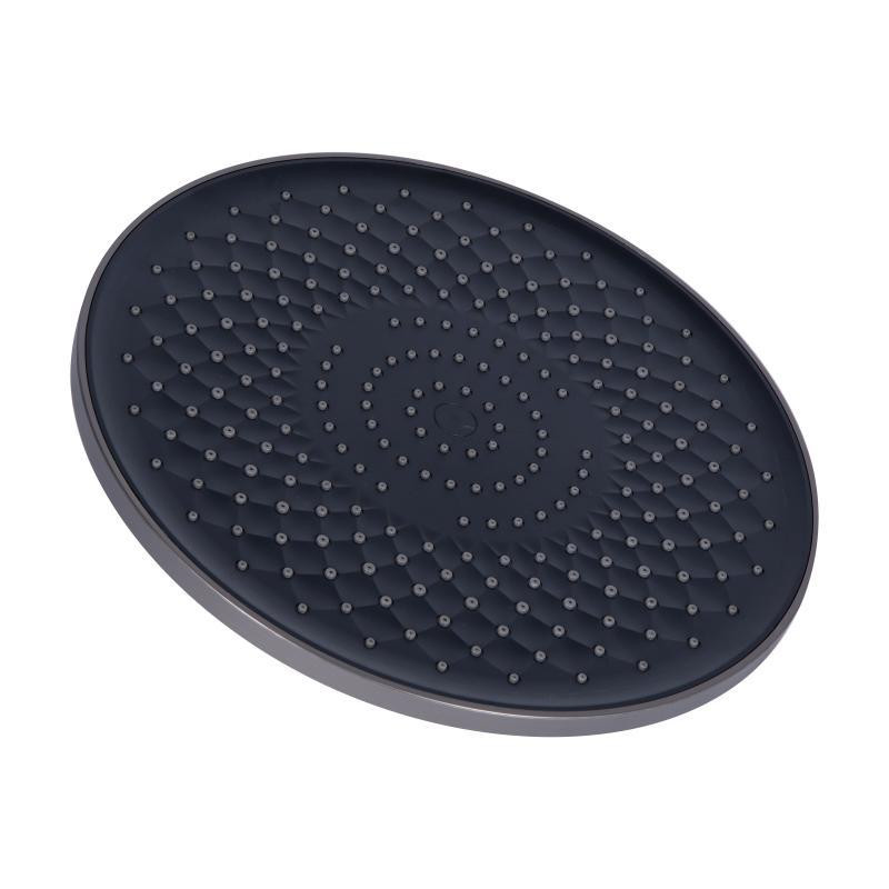 Душевая система с изливом Qtap Vlasta New на три потребителя QTVLA111GMB45651 Gunmetal Black графит Киев - изображение 8