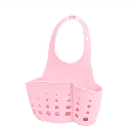 Держатель для губок, мочалок, силикон, цвет розовый, размер самой корзинки 16*8см Киев - изображение 1