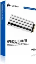 Мережевий накопичувач Corsair MP600 ELITE SSD for PlayStation 5 2TB M.2 2280 PCIe 4.0 (CSSDF2000GBMP600ECS) Київ - фото 1