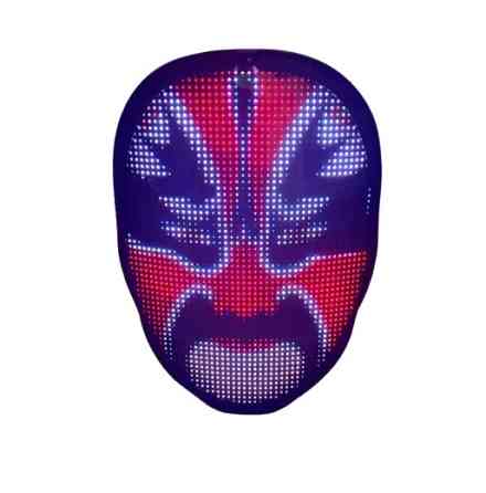Маска интерактивная Cyber ​​Face с LED экраном для вечеринки и праздника Киев