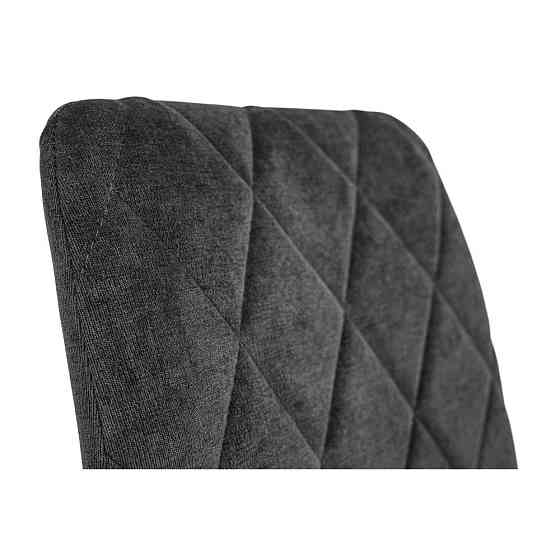 Стілець крісло барний м'який GarretDesign U Corduroy 465 високі ніжки Чорний Київ