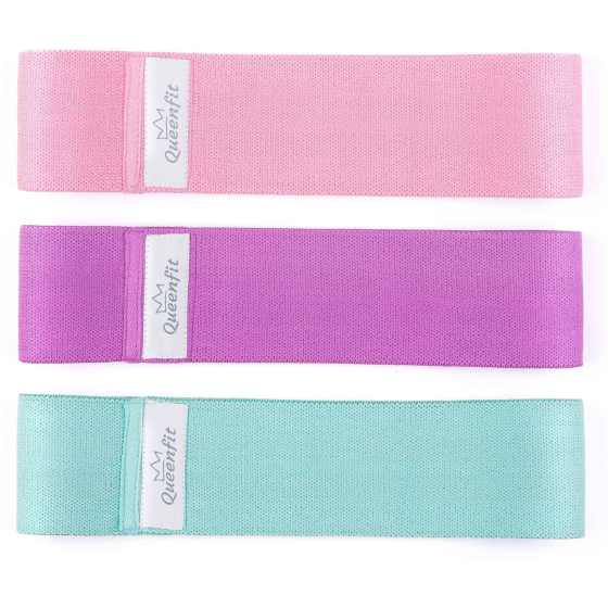 Набір резинок для фітнесу Queenfit 7-35кг set B Киев