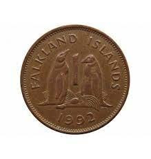 Фолклендські острови 1 пенні 1992 Полтава - фото 1