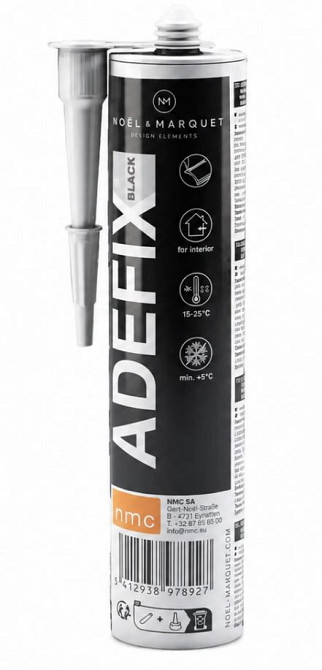 Клей монтажний для чорних плінтусів NMC Adefix Black (310 мл) Київ - фото 1