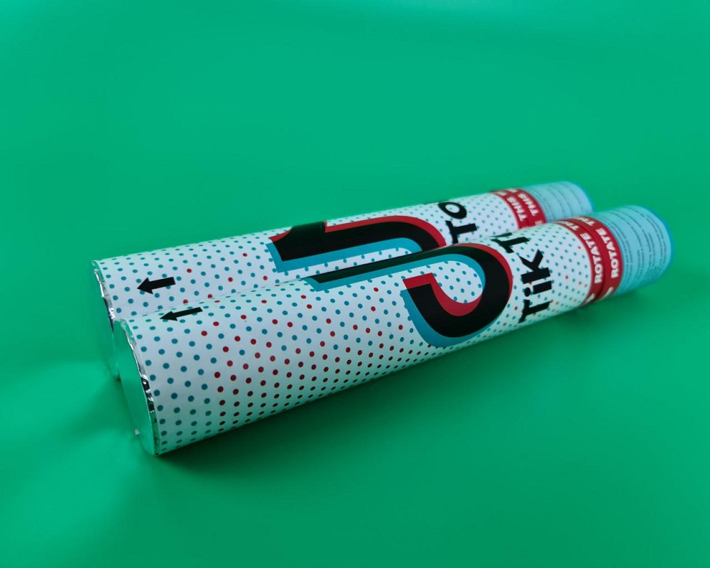 Хлопушка пневматическая Тик Ток,  30 см 4830-21 (1 пачка) Харьков - изображение 2