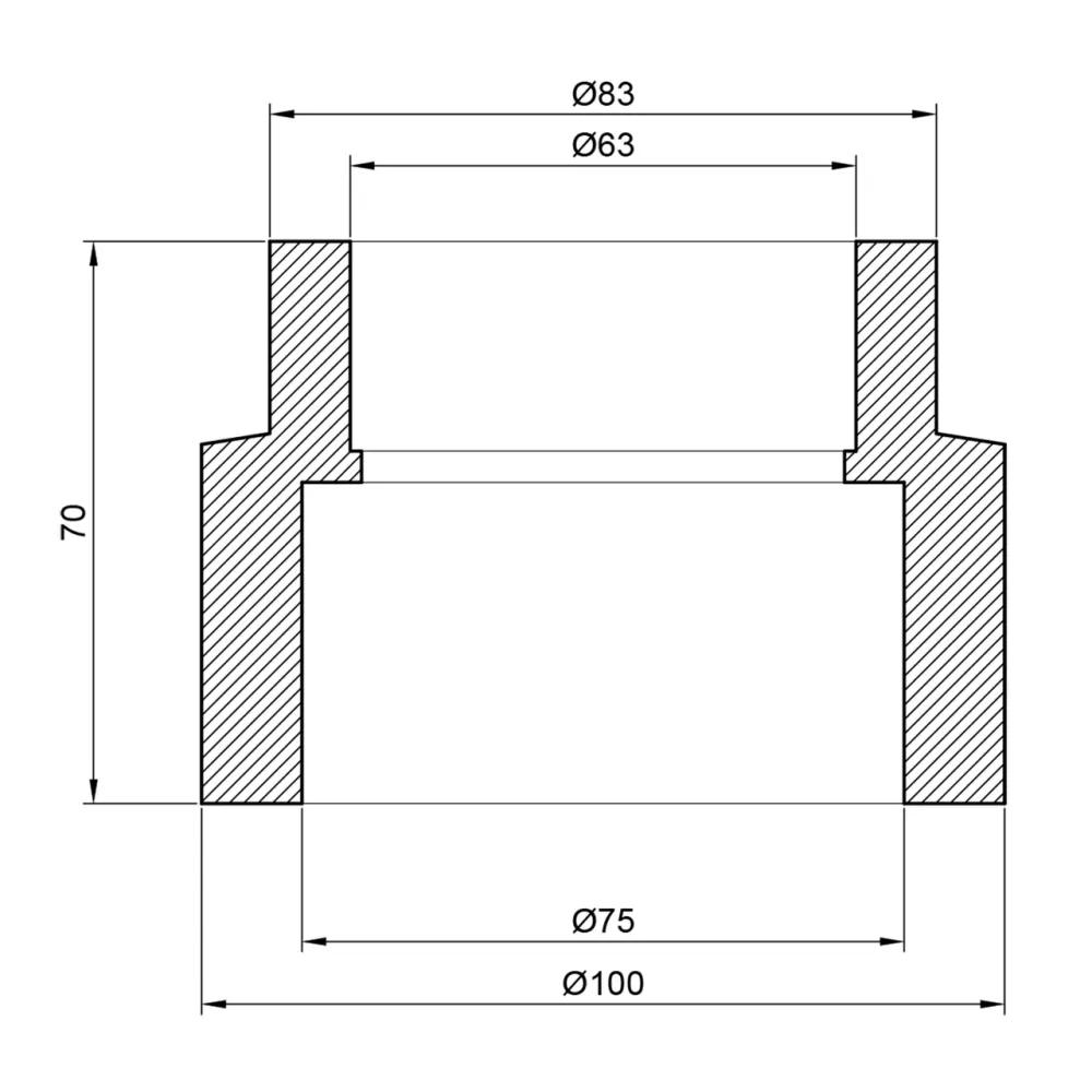 Муфта PPR Thermo Alliance 75х63 Киев - изображение 5