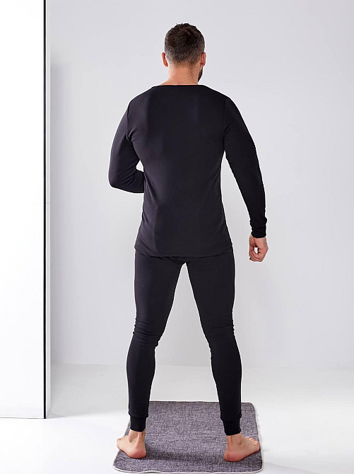 Чоловіча повсякденна термобілизна ХБ джерсі на флісі M/L Одеса - фото 3