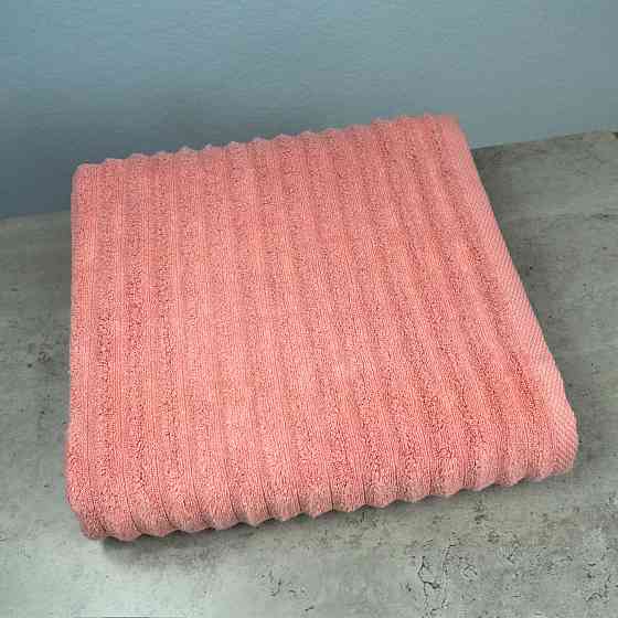 Набір махрових рушників Зеро Твіст 2шт GM Textile 50x90см, 70x140см 550г/м2 (Теракотовий) Суми