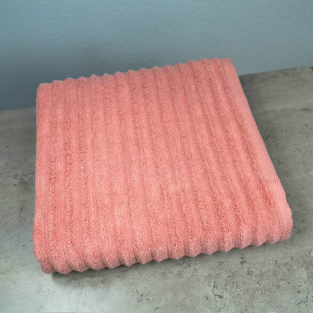 Набор махровых полотенец Зеро Твист 2шт GM Textile 50x90см, 70x140см 550г/м2 (Терракотовый) Сумы - изображение 3