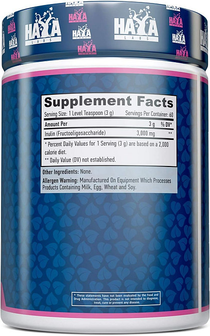 Інулін Haya Labs Prebiotic Inulin 200 g Луцьк - фото 4