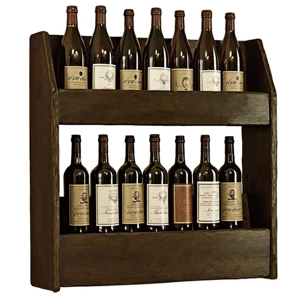 Настенная винная полка 